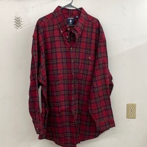 Like new men’s flannel 4XL tall long sleeve shirt